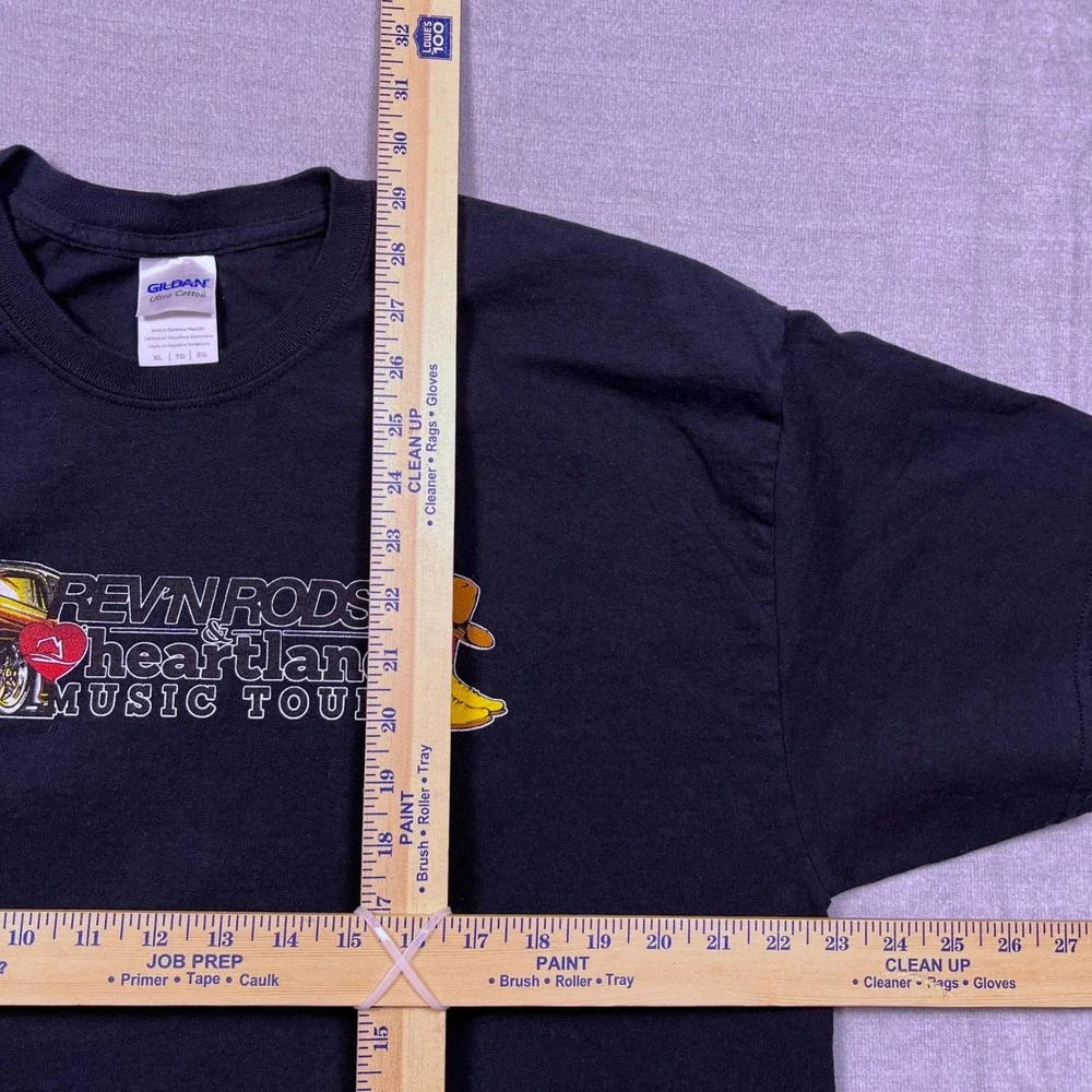 Gildan Ultra Cotton Mens XL Revn Rods Cars Heartland Tour‎ Indianapolis 2016